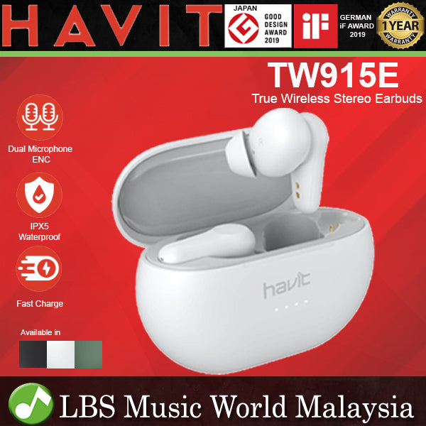 Havit TW915E Wireless Earbuds With Surround Sound and ANC Active Noise Cancelling