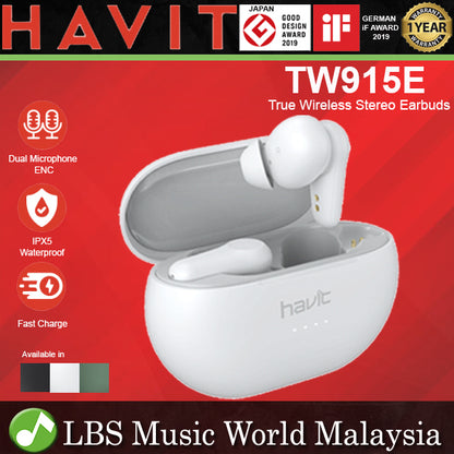Havit TW915E Wireless Earbuds With Surround Sound and ANC Active Noise Cancelling