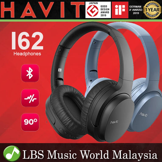 Havit I62 Wireless Bluetooth Headphones with Ergonomic Design and Extra Bass Headset