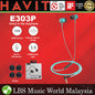 HAVIT E303P Earbuds Wired Water Resistant Earphone with Built In Microphone In Ear Headphones