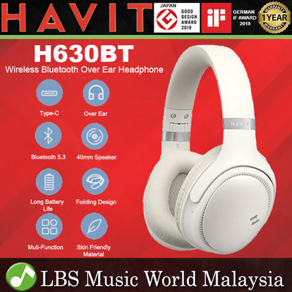 HAVIT H630BT Wireless Over Ear Bluetooth Headphone With Mic and Foldable