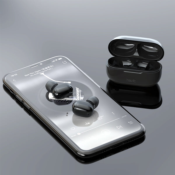 HAVIT TW925 True Wireless Earbud Bluetooth Earphone with Built in Mic and Smart Touch In Ear Headphones
