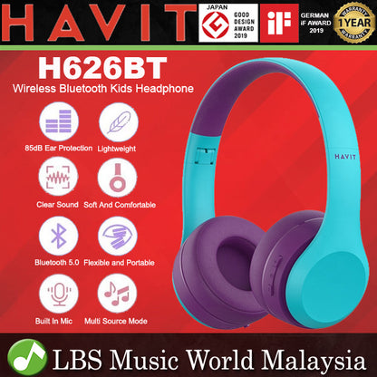 HAVIT H626BT Waterproof Wireless Bluetooth Headphone with Built In Headset Mic