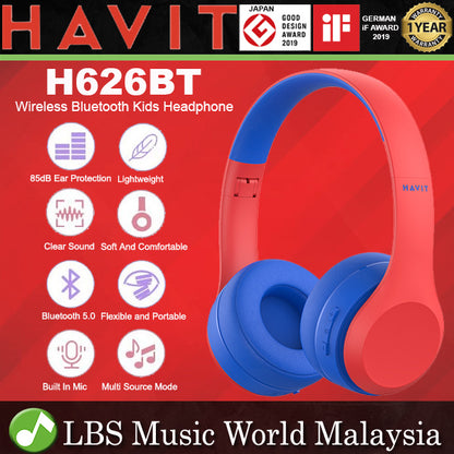 HAVIT H626BT Waterproof Wireless Bluetooth Headphone with Built In Headset Mic