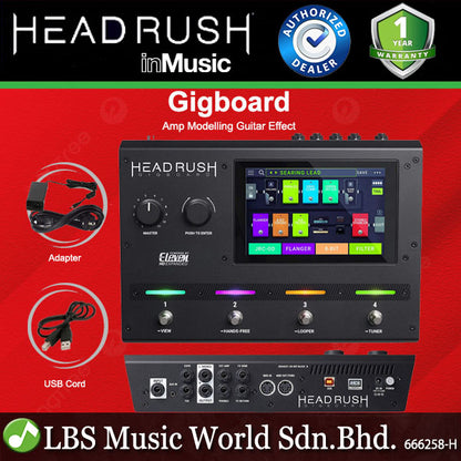 HeadRush Gigboard Compact Amp Modeling Guitar Multi Effect Processor Pedal