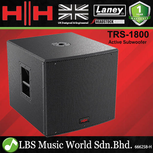 HH Electronics TRS-1800 1400 Watt 18 Inch Active Powered Subwoofer (TRS1800 TRS 1800)