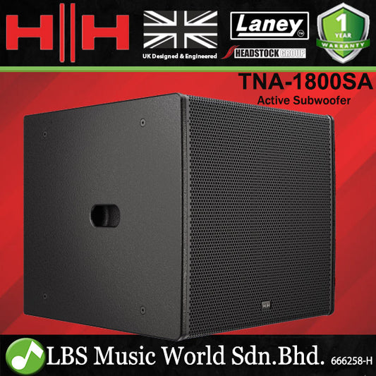 HH Electronics TNA-1800SA 4000 Watt 18 Inch Active Powered Subwoofer (TNA1800SA TNA 1800SA)