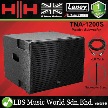 HH Electronics TNA-1200S 1200 Watt 12 Inch Passive Line Array Subwoofer (TNA1200S TNA 1200S)