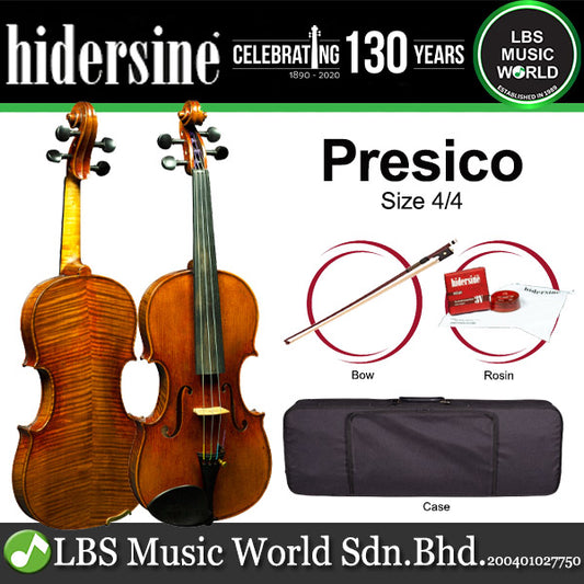 [Indent Order] Hidersine Presico Violin 4/4 Outfit with Bow, Rosin and Case - Stead Antique