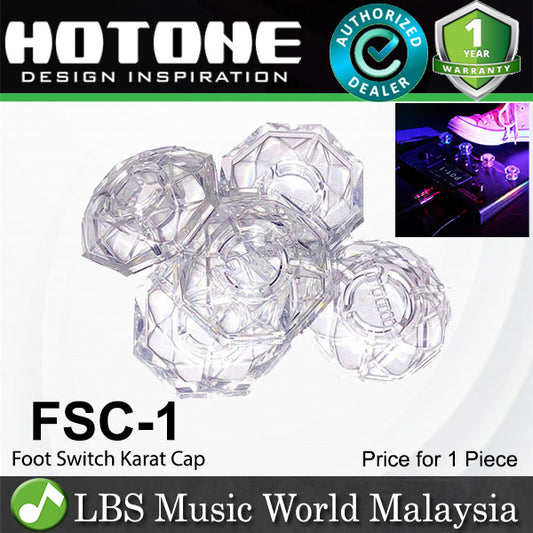 Hotone Foot Switch Karat Cap Protection for Effect Pedal and Footswitch - Single Piece (FSC1 FSC 1)