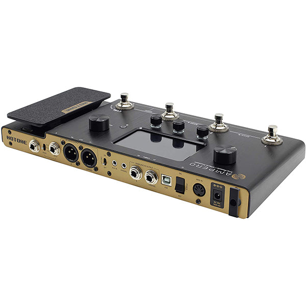 Hotone Ampero MP-100 Amp Modeller & Multi Effects Processor with Expression Pedal and Audio Interface (MP100)