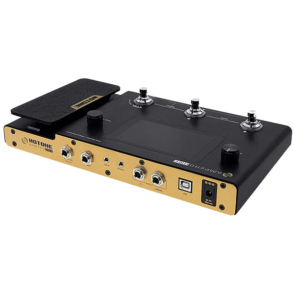 Hotone Ampero ONE MP-80 Amp Modeler Multi Effects Processor with Expression pedal and USB Audio Interface (MP80)