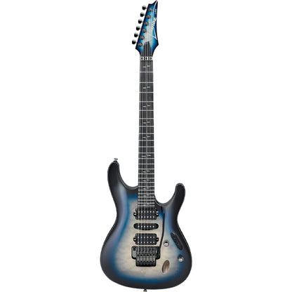 Ibanez JIVAJR Quilted Maple Top Electric Guitar HSH Pickup with Ebony Fretboard - Deep Sea Blonde