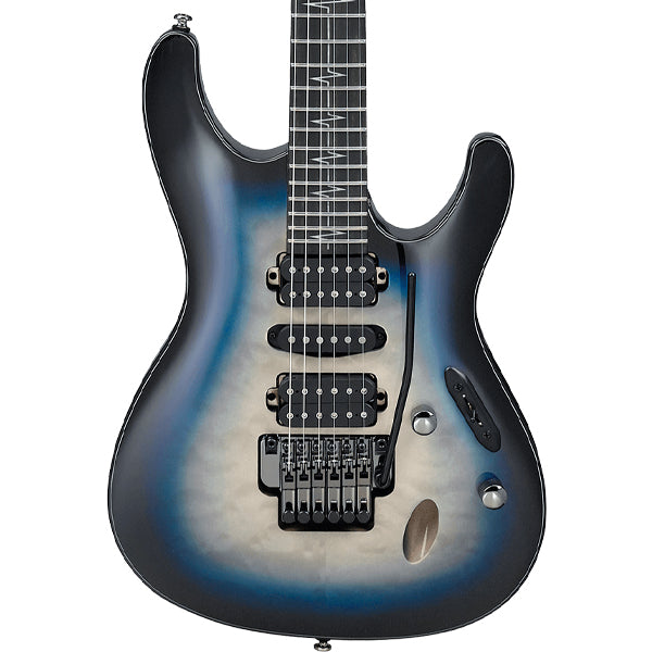 Ibanez JIVAJR Quilted Maple Top Electric Guitar HSH Pickup with Ebony Fretboard - Deep Sea Blonde