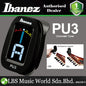 Ibanez PU3 Clip On Chromatic Tuner with Automatic Power On and Off Switch - Black