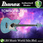 Ibanez TCM50FM Maple Top Talman Double Cutaway Body Acoustic Electric Guitar - Open Pore Denim Blue