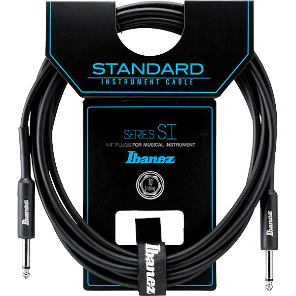 Ibanez SI10 3 Meter Instrument Cable Straight For Guitar Keyboard Bass