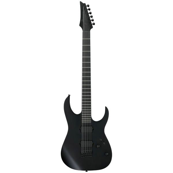 Ibanez RGRTBB21 Baritone Nyatoh Wing Body Electric Guitar with HH Pickup and Ebony Fretboard - Black Flat