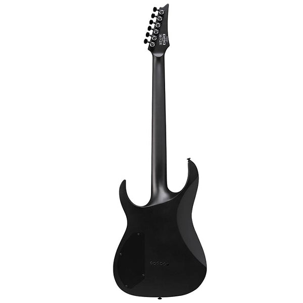 Ibanez RGRTBB21 Baritone Nyatoh Wing Body Electric Guitar with HH Pickup and Ebony Fretboard - Black Flat