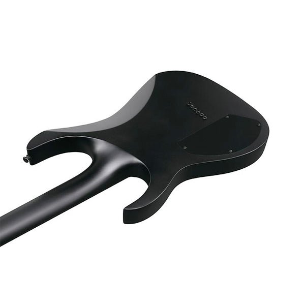 Ibanez RGRTBB21 Baritone Nyatoh Wing Body Electric Guitar with HH Pickup and Ebony Fretboard - Black Flat