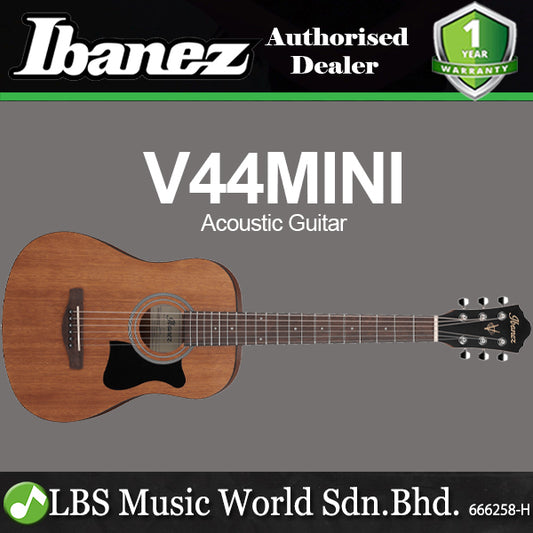 Ibanez V44MINI 3/4 Dreadnought Body Acoustic Guitar Nandu Wood Fretboard - Open Pore Natural (V44 MINI)