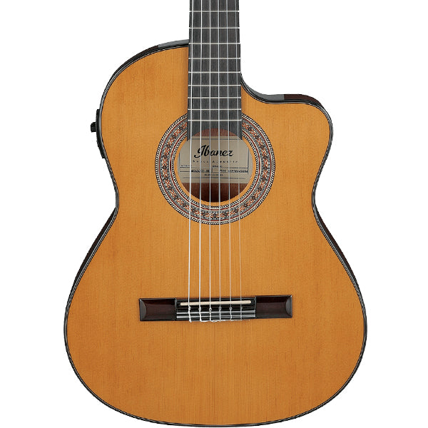 Ibanez GA5TCE3Q 3/4 Thinline Cutaway Classical Electric Guitar - Amber High Gloss (GA5TCE 3Q)