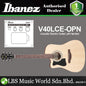 Ibanez V40LCE Spruce Top Cutaway Dreadnought Left Handed Acoustic Electric Guitar - Open Pore Natural (V40 LCE)