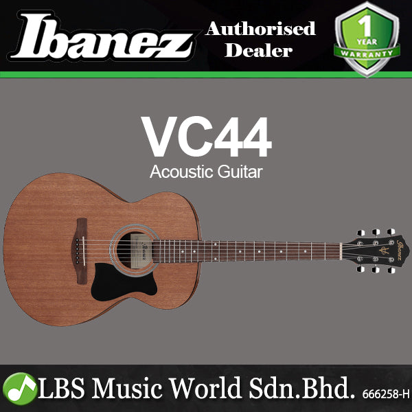 Ibanez VC44 Grand Concert Body Acoustic Guitar with Nandu Wood Fretboard - Open Pore Natural