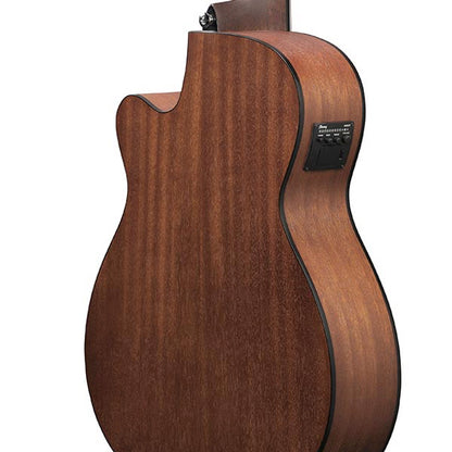 Ibanez VC44CE Cutaway Grand Concert Body Acoustic Electric Guitar with Nandu Wood Fretboard - Open Pore Natural (VC44 CE)