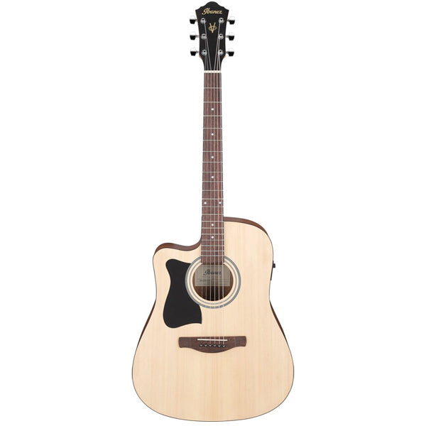 Ibanez V40LCE Spruce Top Cutaway Dreadnought Left Handed Acoustic Electric Guitar - Open Pore Natural (V40 LCE)