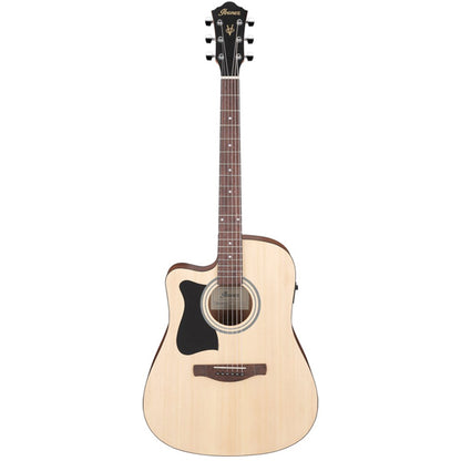 Ibanez V40LCE Spruce Top Cutaway Dreadnought Left Handed Acoustic Electric Guitar - Open Pore Natural (V40 LCE)