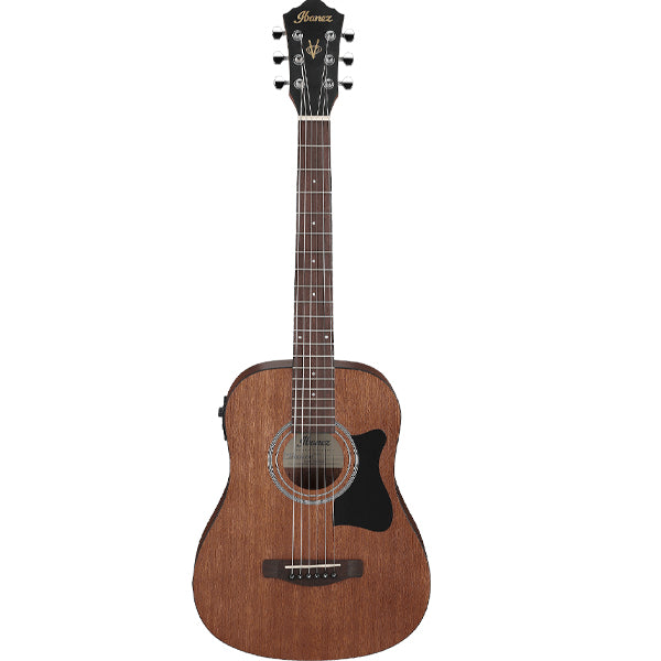 Ibanez V44MINIE Dreadnought Body Acoustic Electric Guitar Nandu Wood Fretboard - Open Pore Natural (V44 MINI E)