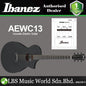 Ibanez AEWC13 Spruce Top AEWC Acoustic Electric Guitar - Weathered Black Open Pore