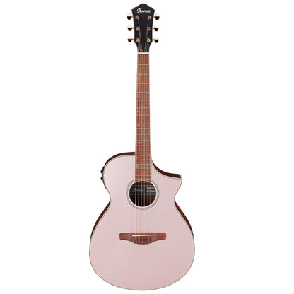 Ibanez AEWC12 Spruce Top AEWC Acoustic Electric Guitar - Rose Gold Metallic Flat
