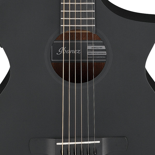 Ibanez AEWC13 Spruce Top AEWC Acoustic Electric Guitar - Weathered Black Open Pore