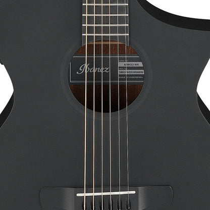Ibanez AEWC13 Spruce Top AEWC Acoustic Electric Guitar - Weathered Black Open Pore
