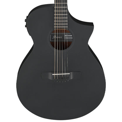 Ibanez AEWC13 Spruce Top AEWC Acoustic Electric Guitar - Weathered Black Open Pore