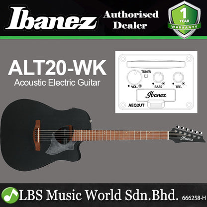 Ibanez ALT20 Acoustic Electric Guitar Sapele Top Altstar Body with Walnut Fretboard