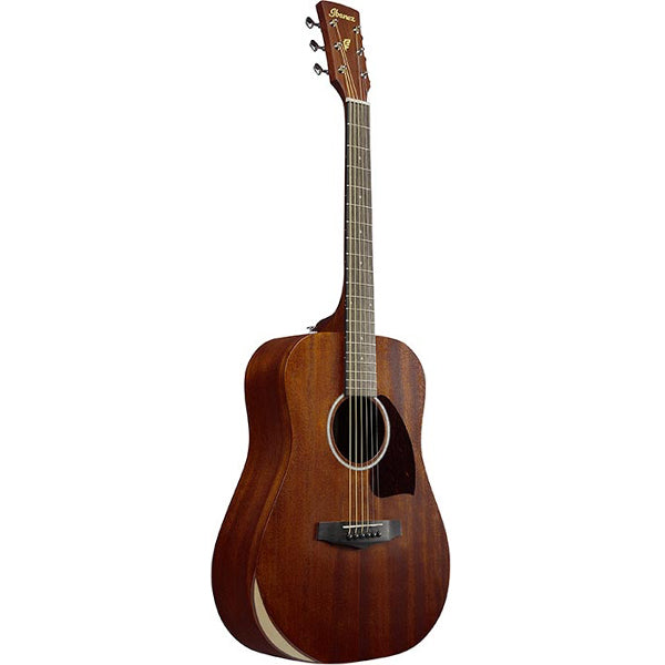 Ibanez PF14JR Okoume Top Dreadnought Junior Body Acoustic Guitar With Laurel Fretboard and Gig Bag - Open Pore Natural (PF14 JR)