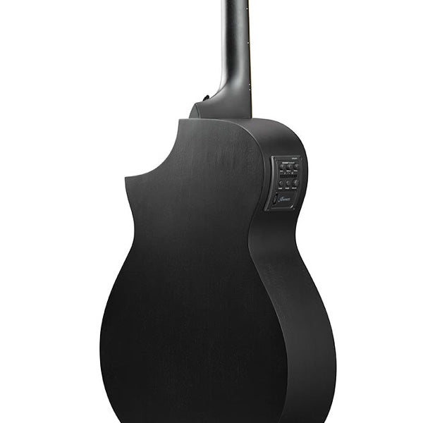 Ibanez AEWC13 Spruce Top AEWC Acoustic Electric Guitar - Weathered Black Open Pore