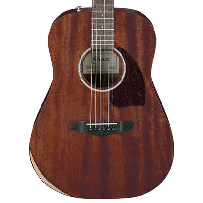 Ibanez PF14JR Okoume Top Dreadnought Junior Body Acoustic Guitar With Laurel Fretboard and Gig Bag - Open Pore Natural (PF14 JR)