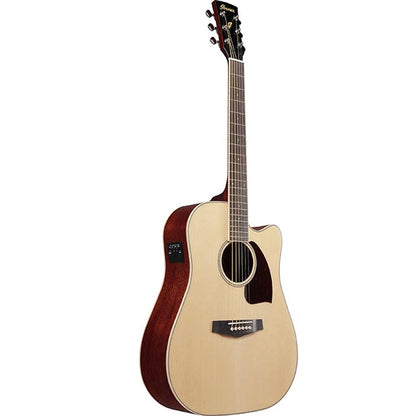 Ibanez PF16WCE Spruce Top Dreadnought Cutaway Body Acoustic Electric Guitar - Natural High Gloss (PF16 WCE)
