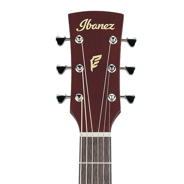 Ibanez PF14JR Okoume Top Dreadnought Junior Body Acoustic Guitar With Laurel Fretboard and Gig Bag - Open Pore Natural (PF14 JR)