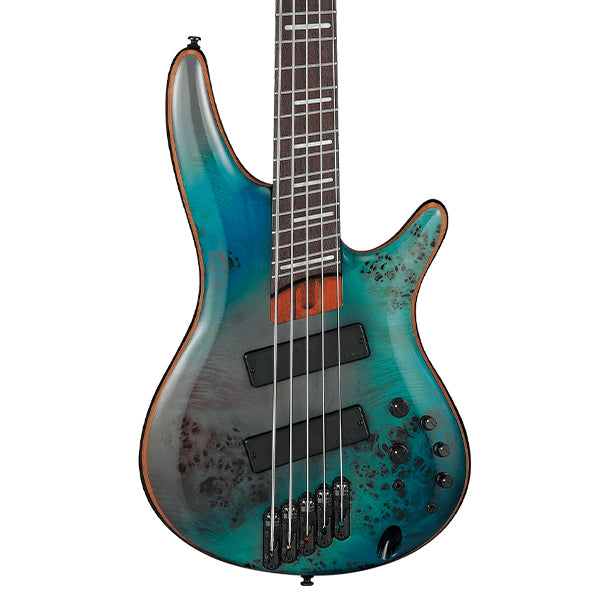 Ibanez SRMS805-TSR 5-String Multi Scale Electric Bass Guitar - Tropical Seafloor
