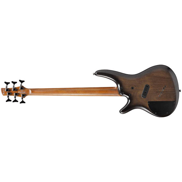 Ibanez SRC6MS 6-STRING Okoume Body Electric Bass Guitar - Black Stained Burst Low Gloss