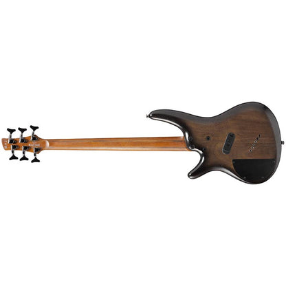 Ibanez SRC6MS 6-STRING Okoume Body Electric Bass Guitar - Black Stained Burst Low Gloss