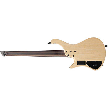 Ibanez EHB1265MS 5 String Ash Body Electric Bass Guitar with Panga Panga Fretboard and Passive Pickup - Natural Mocha Low Gloss