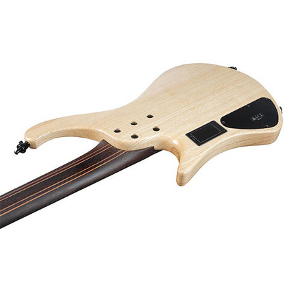 Ibanez EHB1265MS 5 String Ash Body Electric Bass Guitar with Panga Panga Fretboard and Passive Pickup - Natural Mocha Low Gloss