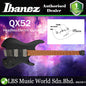 Ibanez QX52 Quest Series Headless Electric Guitar with HSS Pickup and Maple Fretboard - Black Flat
