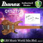 Ibanez QX527PB 7 String Poplar Burl Top Electric Guitar with HH Pickup and Maple Fingerboard - Antique Brown Stained